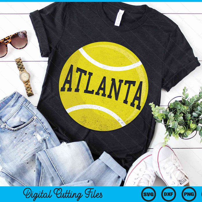 Atlanta Tennis Fan SVG PNG Digital Cutting Files