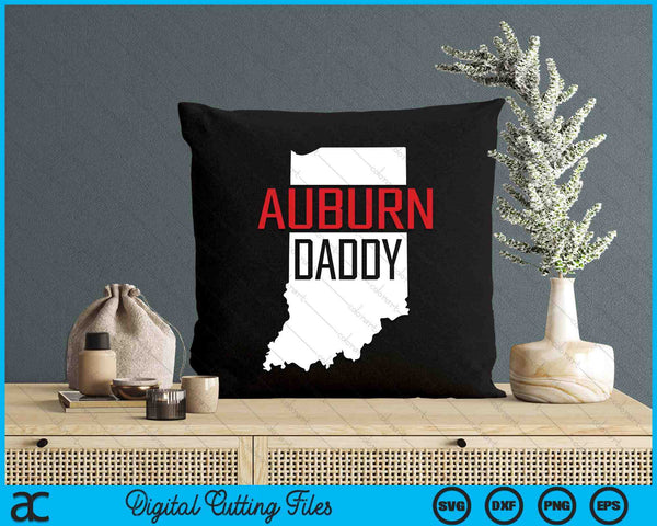 Auburn Daddy Indiana State Map SVG PNG Digital Printable Files