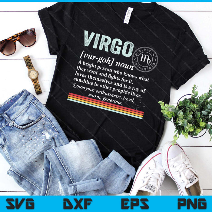 August September Birthday Astrology Definition Of Virgo SVG PNG Digital Printable Files