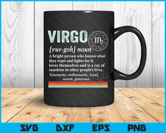 August September Birthday Astrology Definition Of Virgo SVG PNG Digital Printable Files