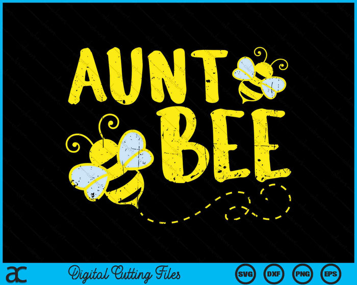 Tante Bee familie bijpassende bijenteelt tante SVG PNG digitale snijbestanden