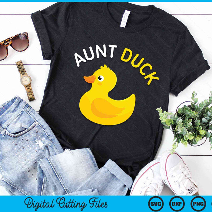 Aunt Duck Rubber Duck Aunt SVG PNG Digital Cutting File