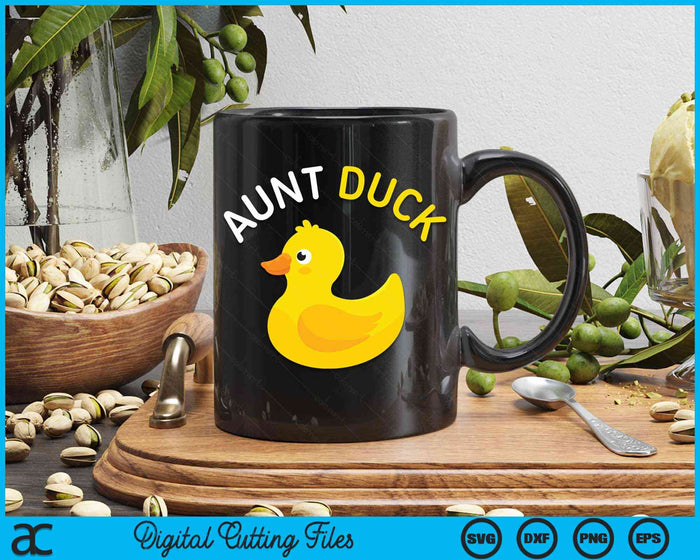 Aunt Duck Rubber Duck Aunt SVG PNG Digital Cutting File