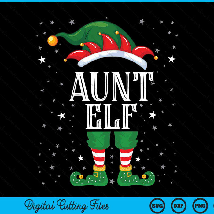 Tante Elf familie kerst SVG PNG digitale snijbestanden