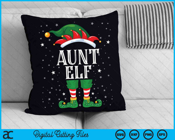 Tante Elf familie kerst SVG PNG digitale snijbestanden