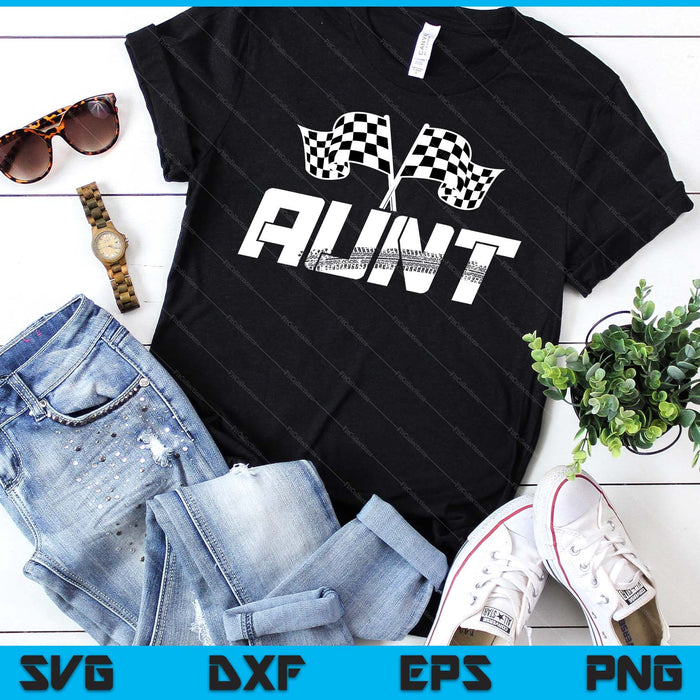 Aunt Pit Crew Family Racing Birthday Race Car SVG PNG Digital Printable Files