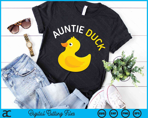 Auntie Duck Rubber Duck Auntie SVG PNG Digital Cutting File