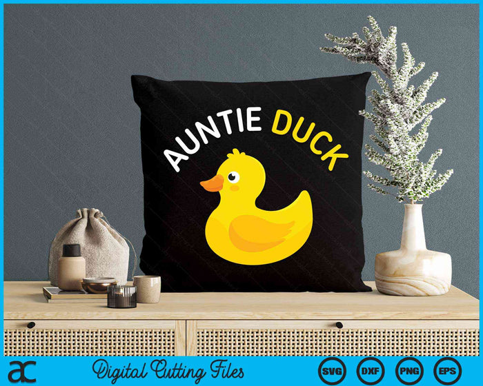 Auntie Duck Rubber Duck Auntie SVG PNG Digital Cutting File