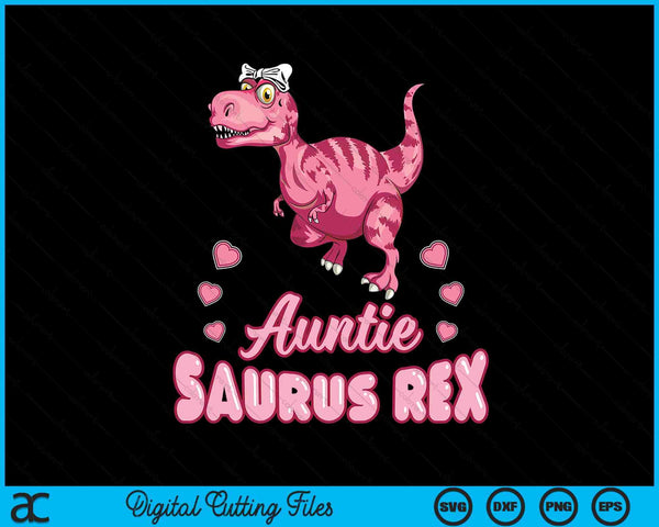 Tante Saurus Rex Auntiesaurus dinosaurus familie SVG PNG digitale snijbestanden