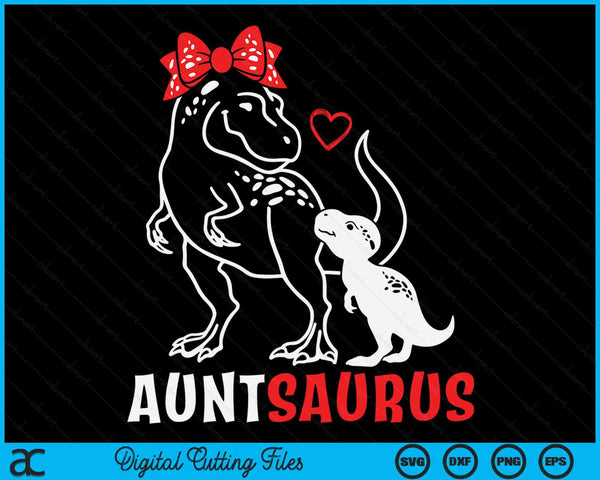 Tantesaurus tante dinosaurus baby tante Moederdag SVG PNG digitale snijbestanden