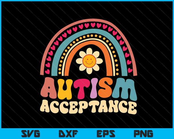 Autisme bewustzijn acceptatie speciaal onderwijs leraar geschenken SVG PNG digitale snijbestanden