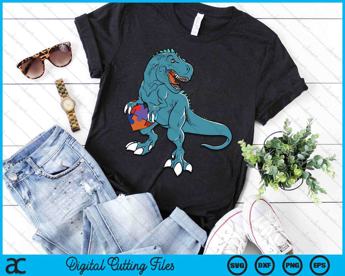 Autism Awareness Dinosaur SVG PNG Digital Cutting Files