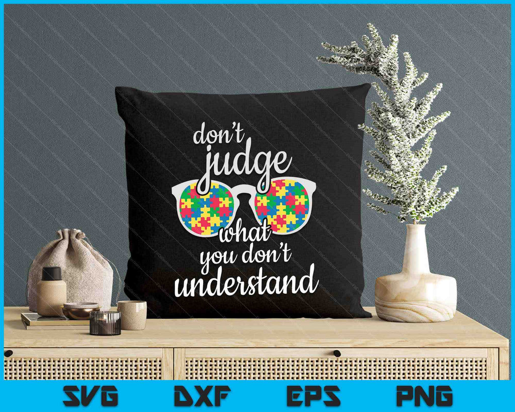 Autism Awareness Gift Design For Autistic Kids Awareness SVG PNG Files ...