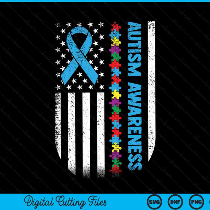 Autism awareness SVG cut file