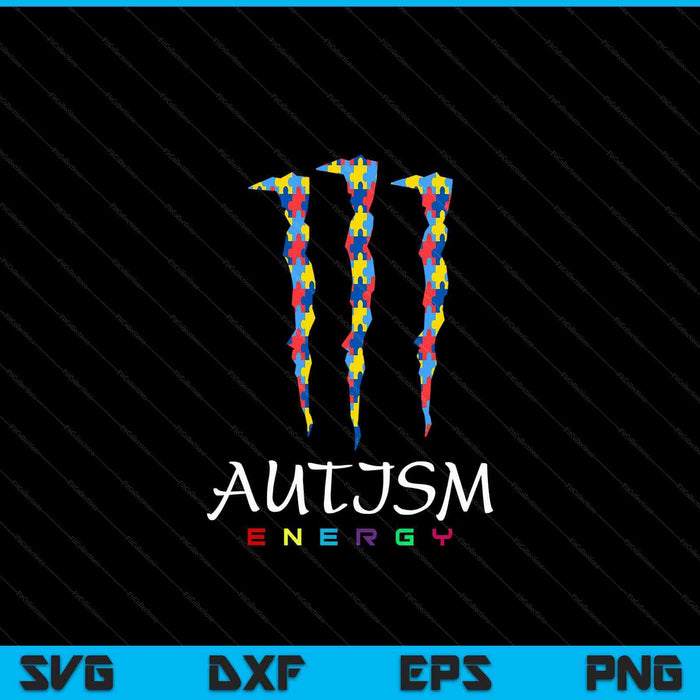Autism energy SVG cut file
