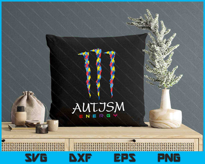 Autism Energy SVG PNG Digital Cutting Files