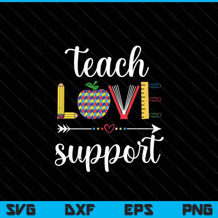 Autism teacher back to school first day awareness 1st SVG cut file