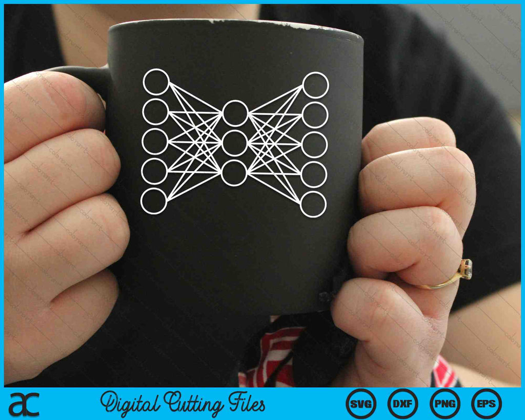 Autoencoder Artificial Neural Network SVG PNG Digital Cutting Files ...