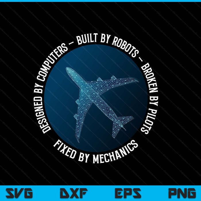 Aviation Mechanic Aircraft Engineer Technician SVG PNG Digital Printable Files