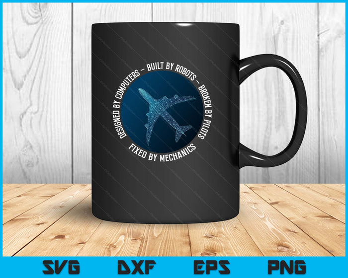 Aviation Mechanic Aircraft Engineer Technician SVG PNG Digital Printable Files