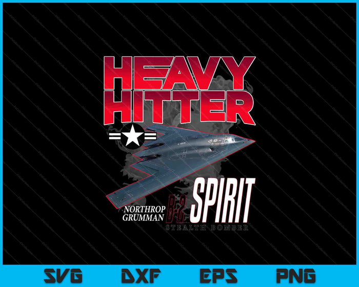 Aviation Tees B-2 Spirit Stealth Bomber SVG PNG Digital Printable Files