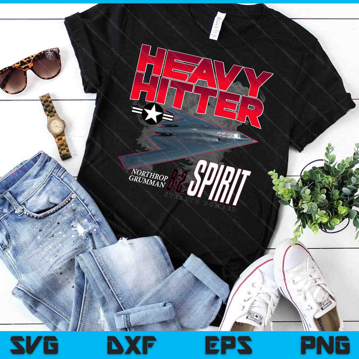 Aviation Tees B-2 Spirit Stealth Bomber SVG PNG Digital Printable Files