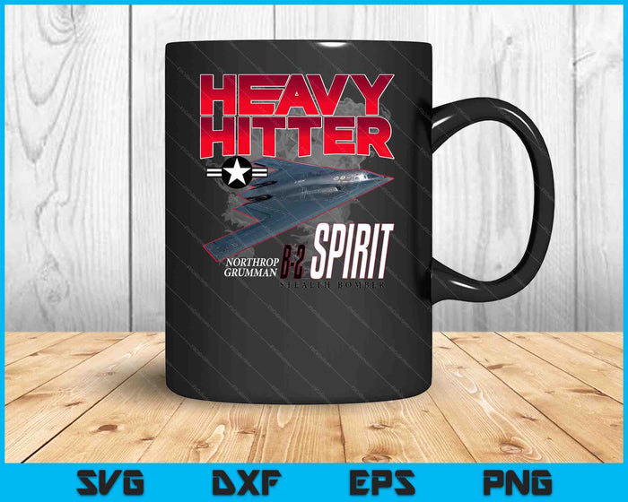 Aviation Tees B-2 Spirit Stealth Bomber SVG PNG Digital Printable Files