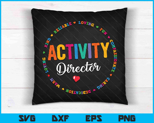 Activity Director Rock Activity Professionals Week SVG PNG Cutting Printable Files