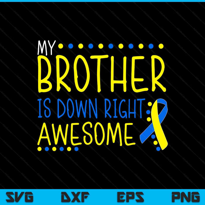 Awesome down syndrome awareness SVG cut file