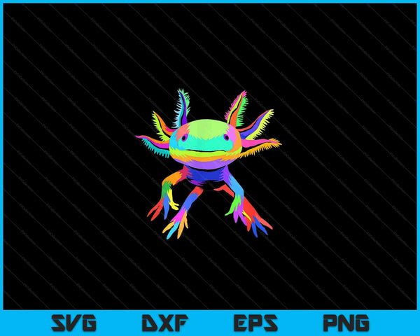 Axolotl pop art axolotl animal axolotl lover SVG cut file