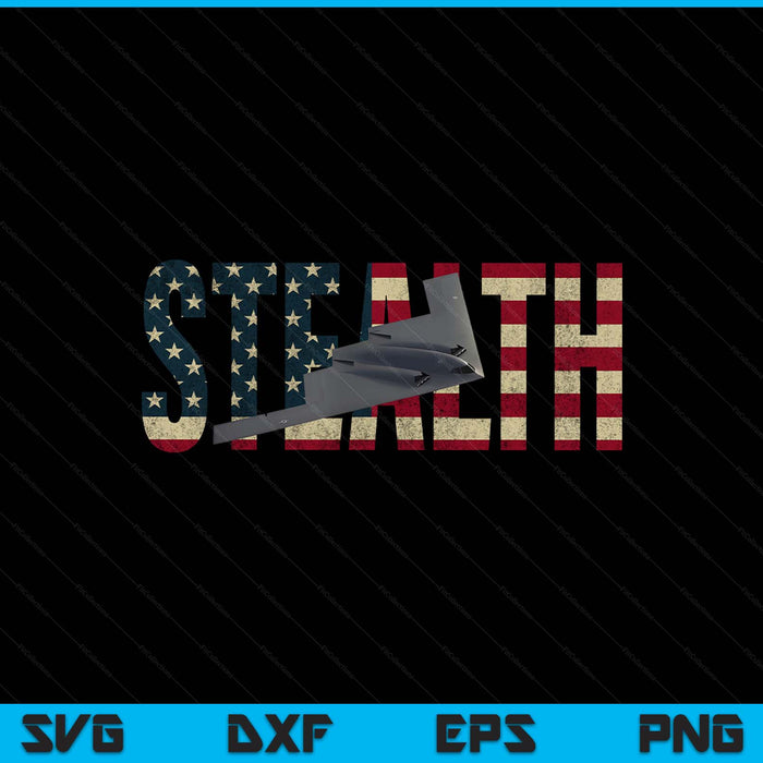 B-2 spirit bomber 4th of July SVG PNG cut file for Cricut