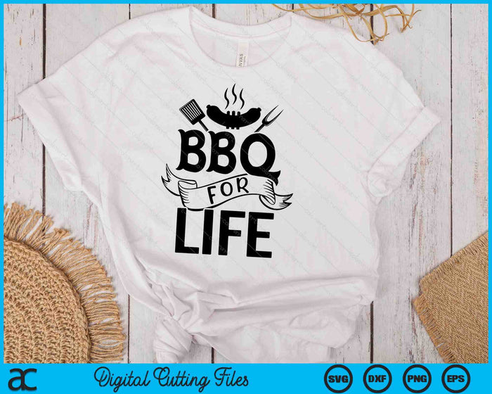 BBQ For Life SVG PNG Digital Printable Files