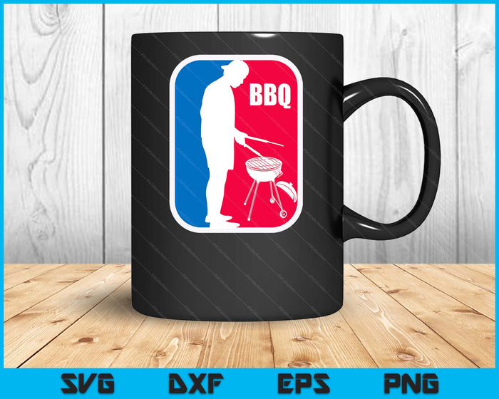 BBQ League Men's Funny Barbecue Cookout Grill SVG PNG Digital Printable Files