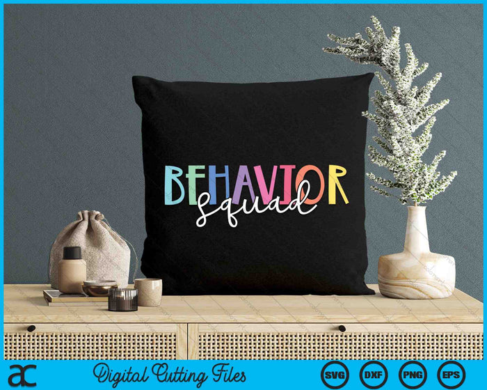 BEHAVIOR SQUAD ABA Therapy Behaviour SVG PNG Digital Cutting Files