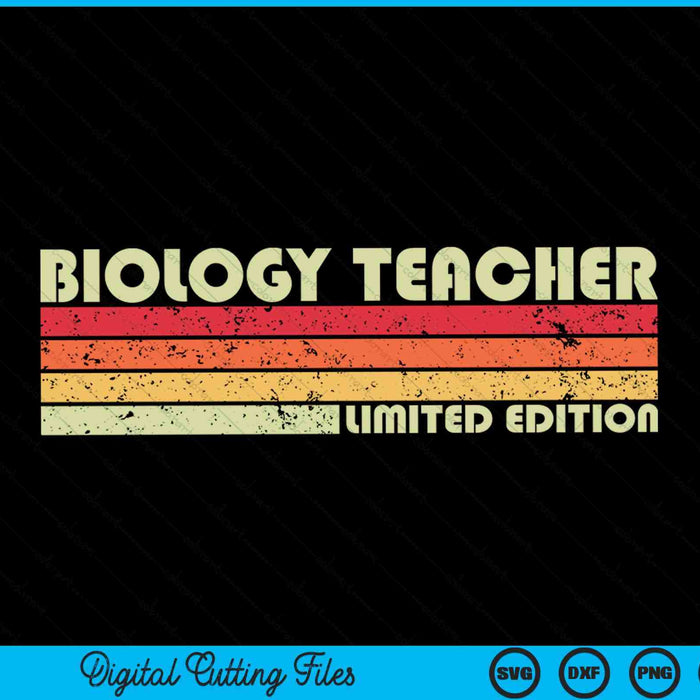 BIOLOGY TEACHER Funny Job Title Profession Birthday Worker SVG PNG Cutting Printable Files