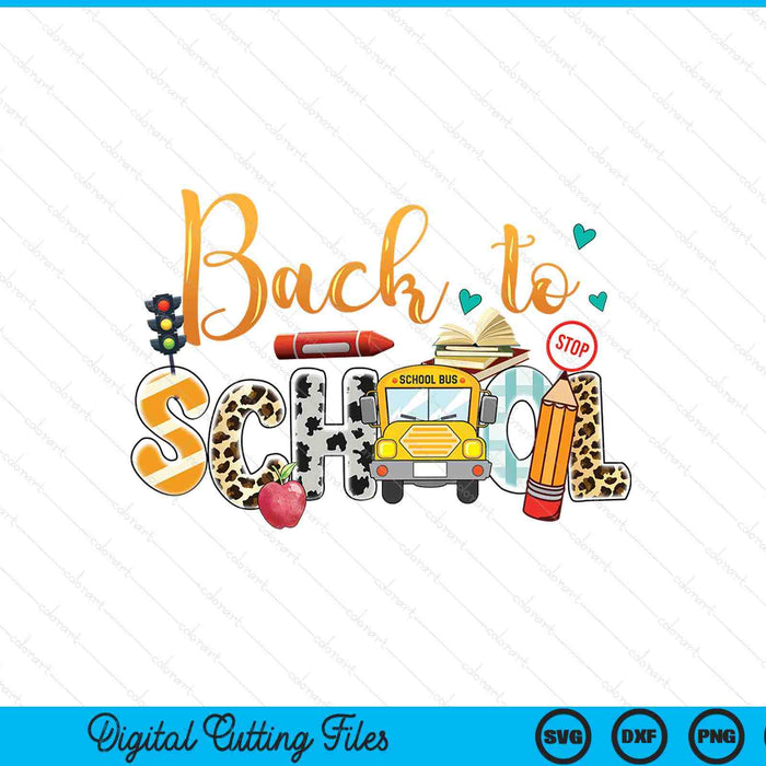 Back To School Bus Driver SVG PNG Digital Printable Files