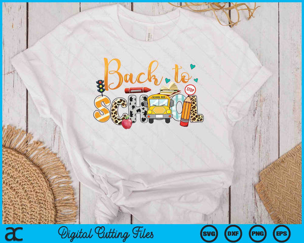 Back To School Bus Driver SVG PNG Digital Printable Files