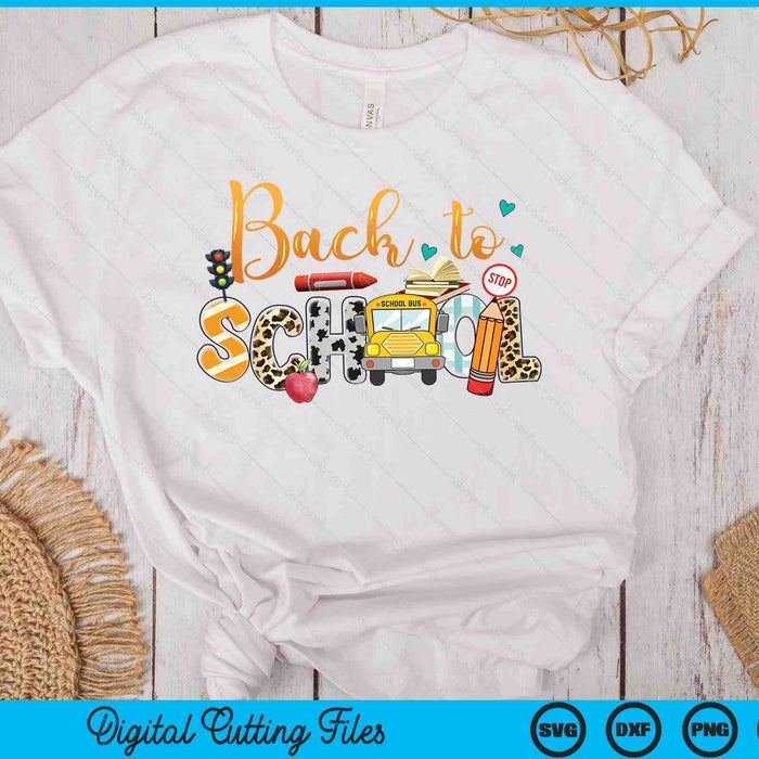 Back To School Bus Driver SVG PNG Digital Printable Files
