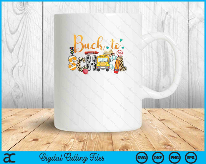 Back To School Bus Driver SVG PNG Digital Printable Files