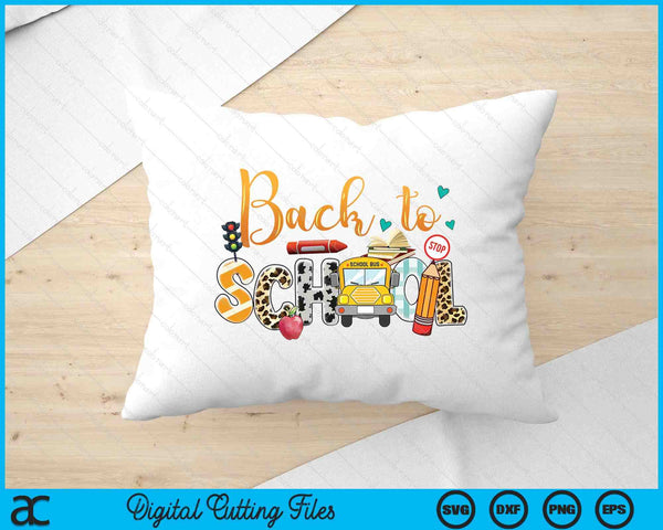 Back To School Bus Driver SVG PNG Digital Printable Files