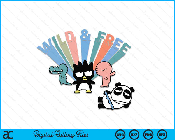 Badtz Maru Wild and Free SVG PNG Digital Cutting Files