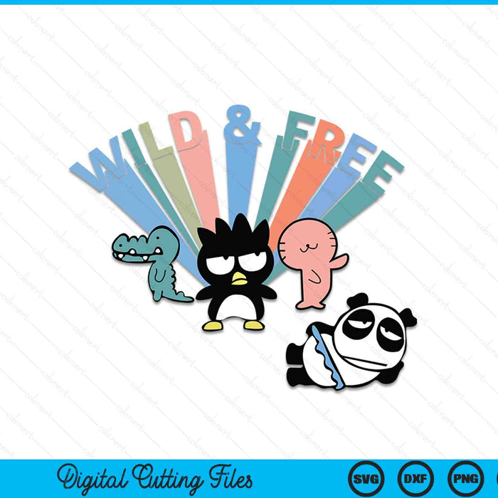 Badtz Maru Wild and Free SVG PNG Digital Cutting Files