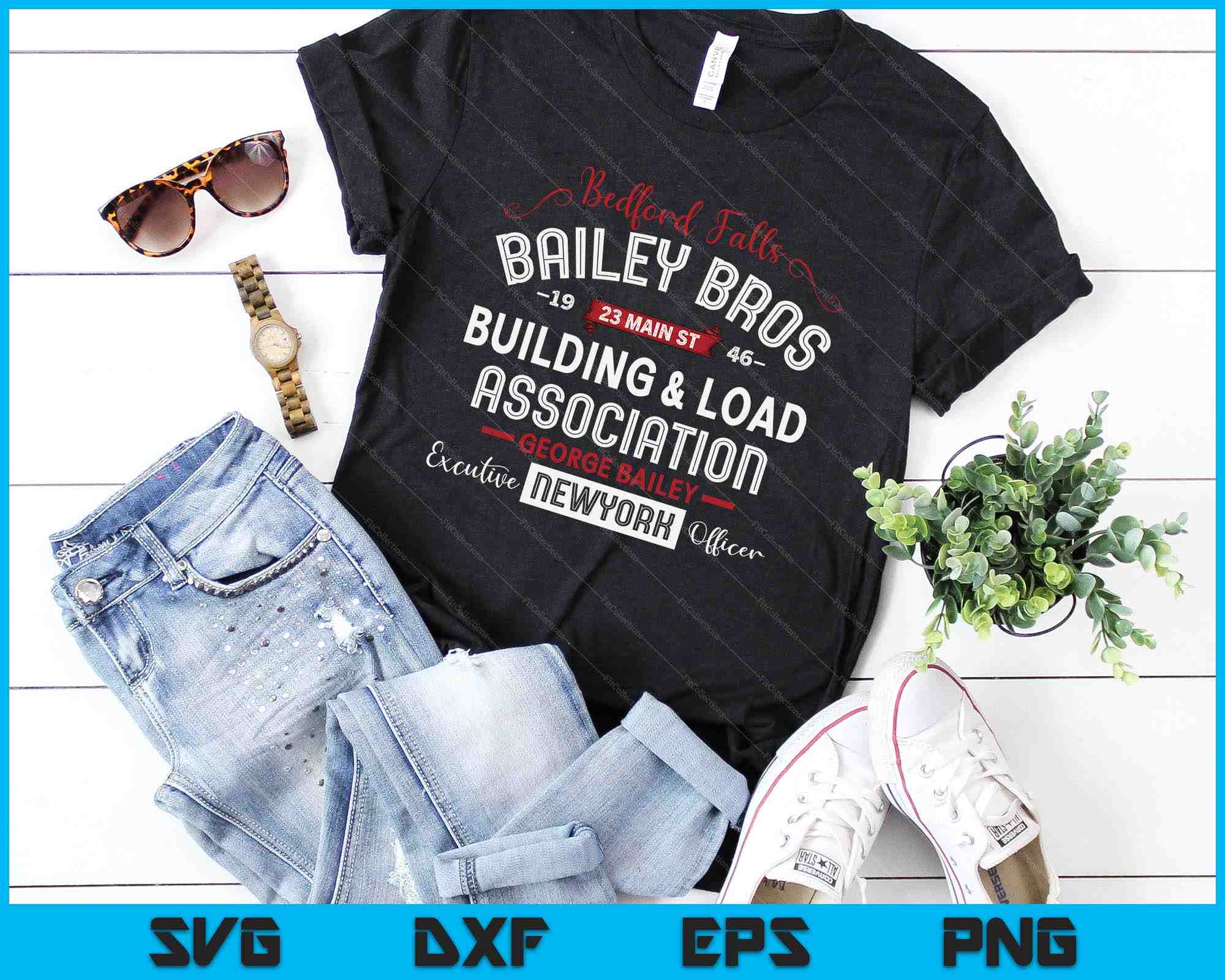 Bailey Brothers Building And Loan Classic George Bailey SVG PNG File ...