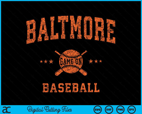 Baltimore Baseball Team Baseball Lover SVG PNG Cutting Files –  creativeusarts