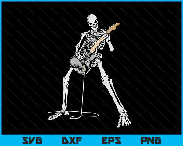 Camisas de banda Rock and Roll Guitarra SVG PNG Cortar archivos imprimibles