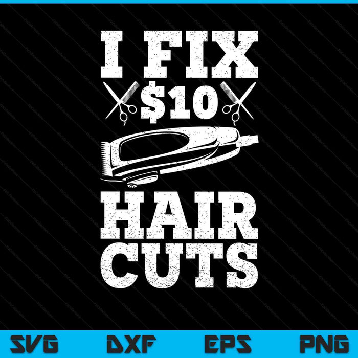Barber hairdresser hairdresser SVG cut file