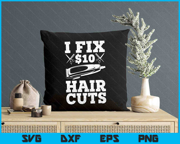 Barber Hairdresser Hairdresser SVG PNG Digital Printable Files