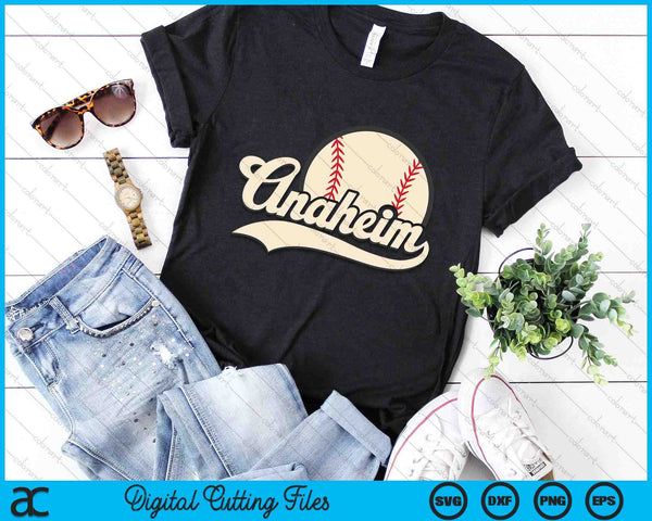 Baseball American Lover Anaheim Baseball SVG PNG Digital Cutting Files