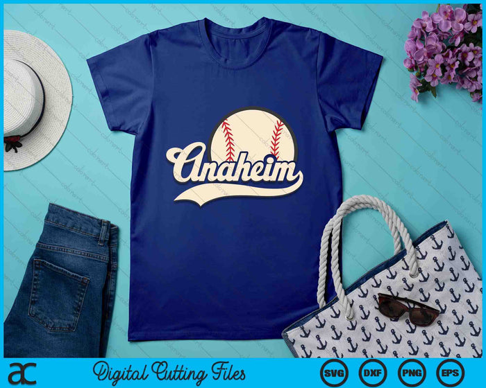 Baseball American Lover Anaheim Baseball SVG PNG Digital Cutting Files