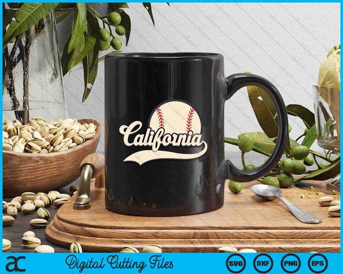 Baseball American Lover California Baseball SVG PNG Digital Cutting Files